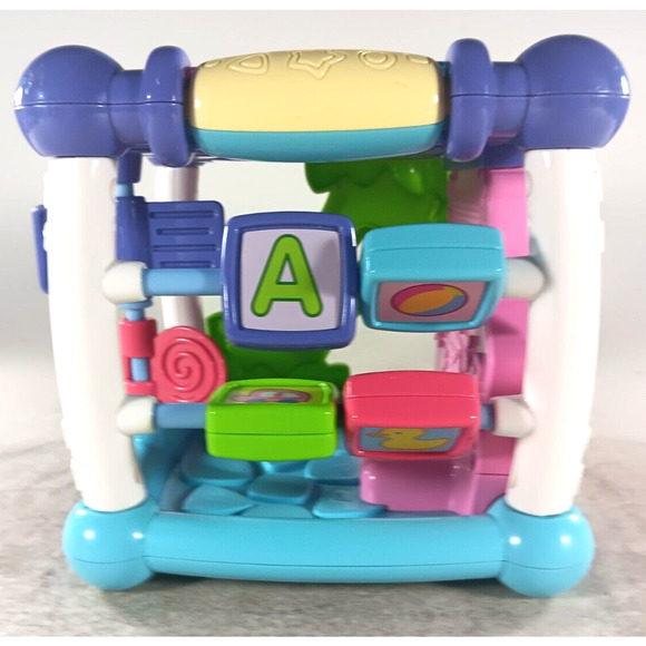 VTech Busy Learners Activity Cube Purple - Picture 5 of 7